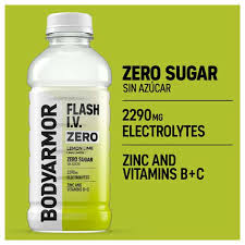 Bodyarmor Flash IV Zero Sugar Lemon Lime (20 oz)